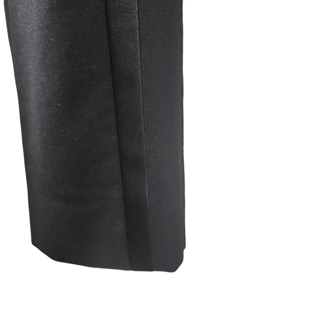 Tallia Uomo Mens Tuxedo Suit 40R 32W Black‎ Worsted Wool Formal Wedding Occasion